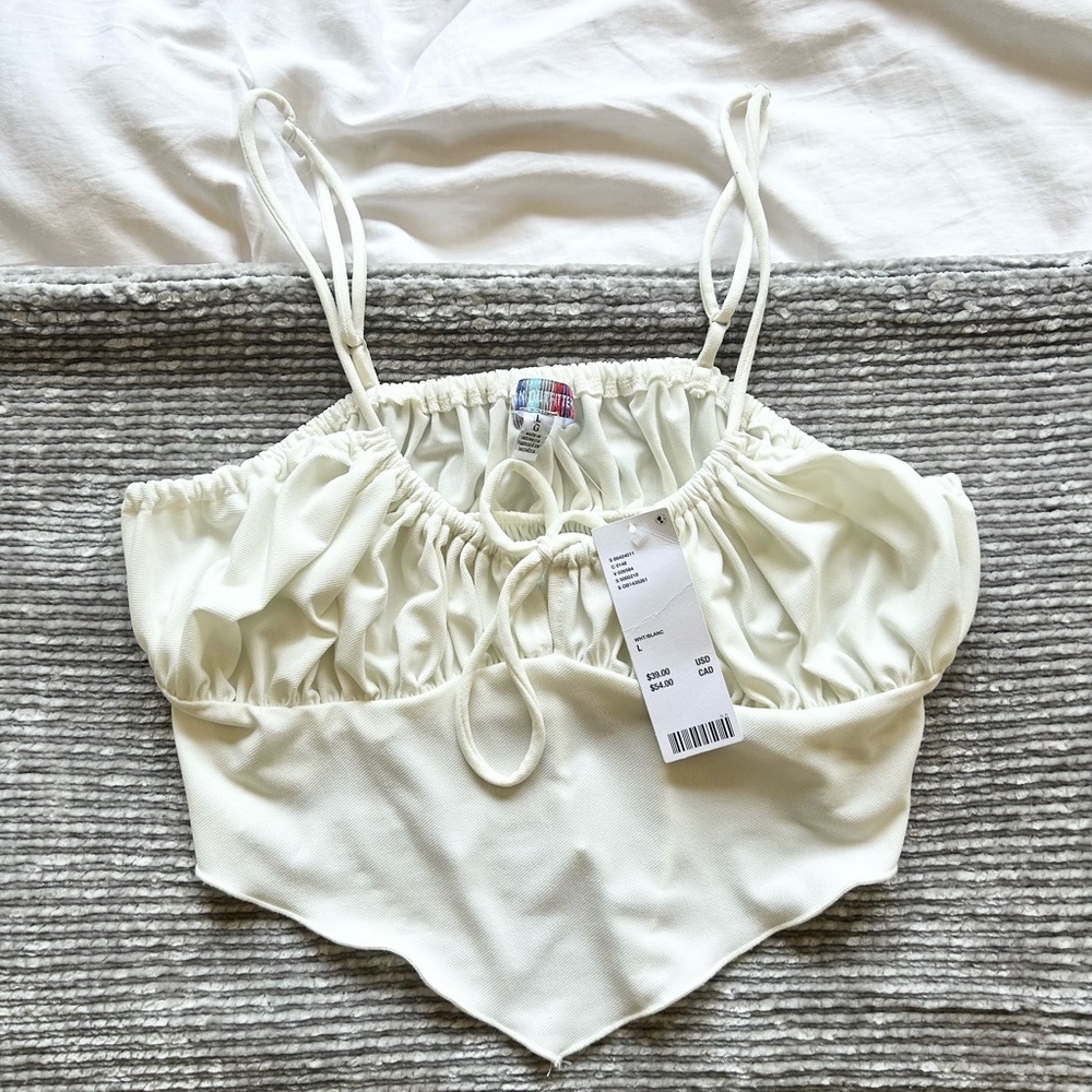 Urban Outfitters UO Capri Hanky Hem Cami Crop Top